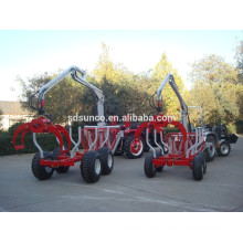 ATV Timber Trailer With Crane/ Log Trailer with Crane ZM3004